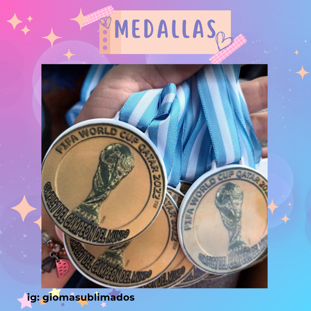 Medallas Personalizadas Sublimadas