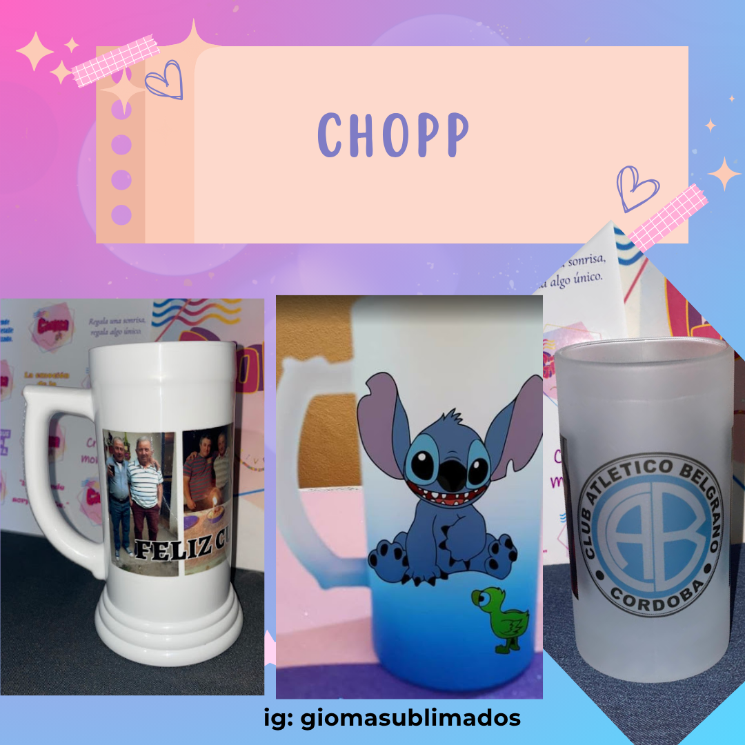 Chop Personalizado Sublimado