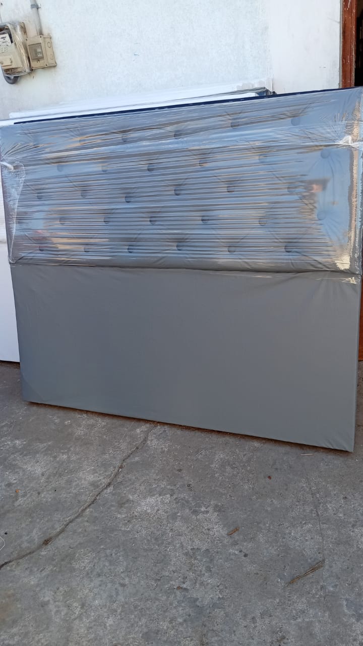 Respaldo Ecocuero Gris