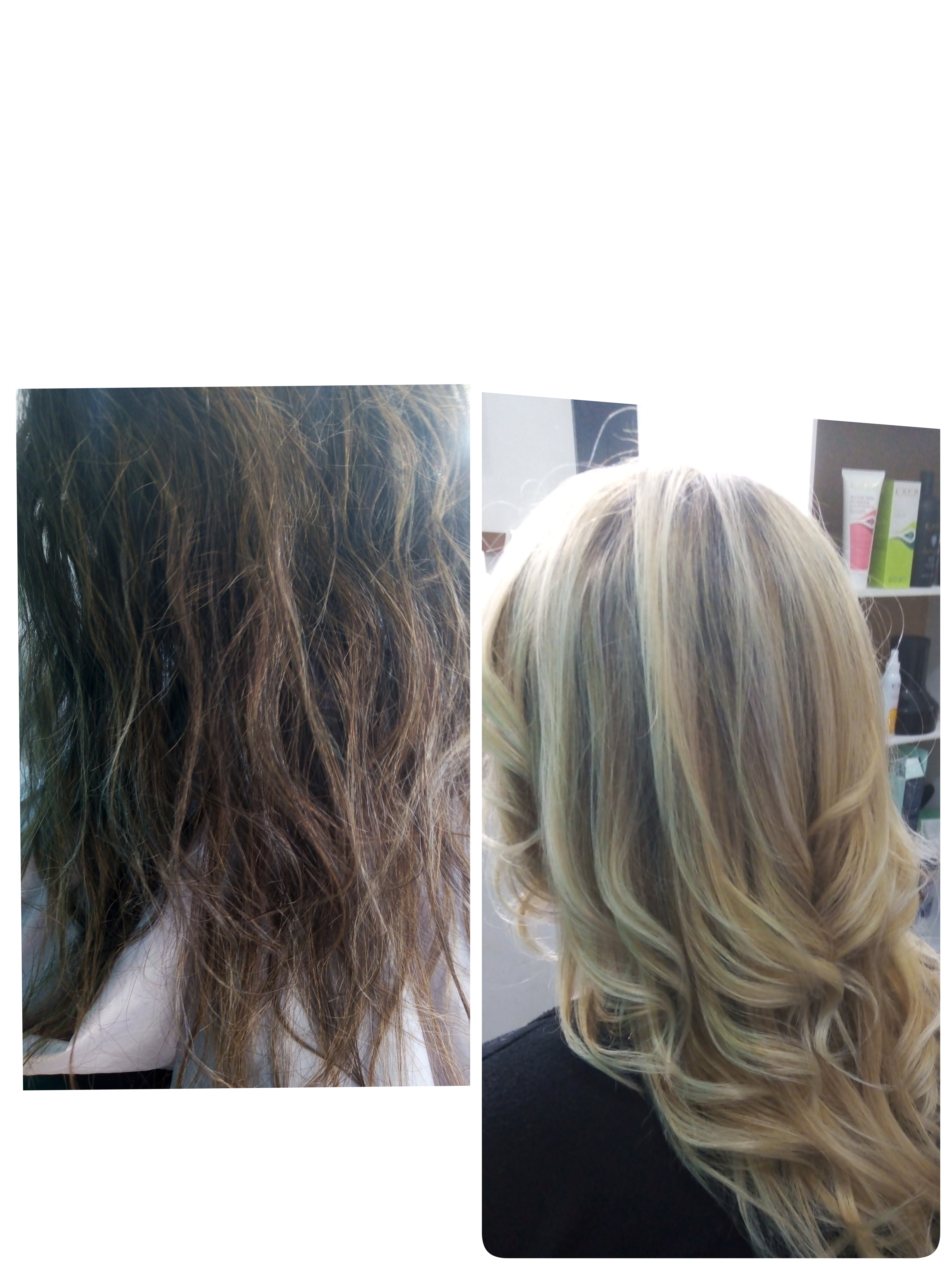 Mechas con papel