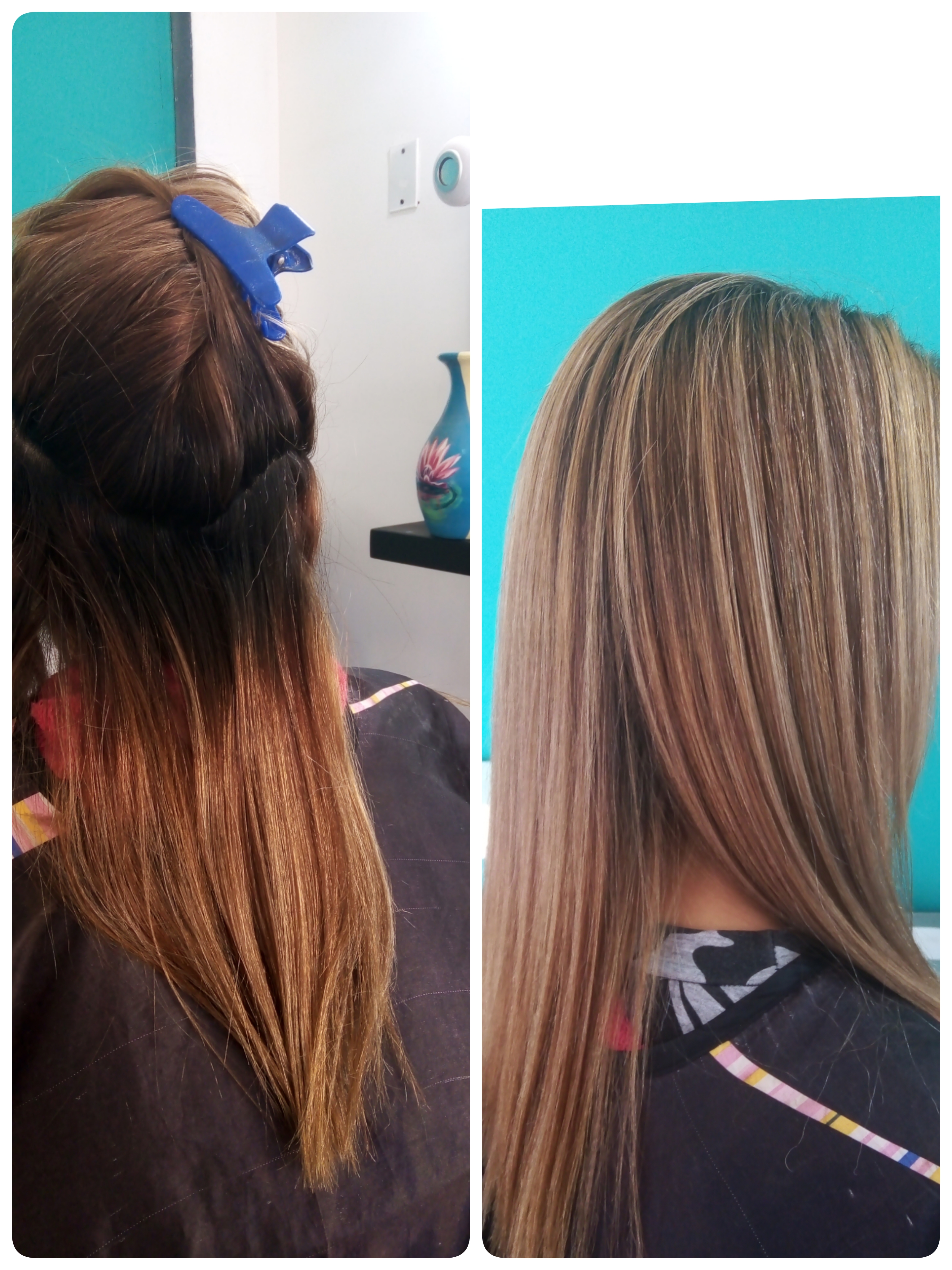 Mechas con papel